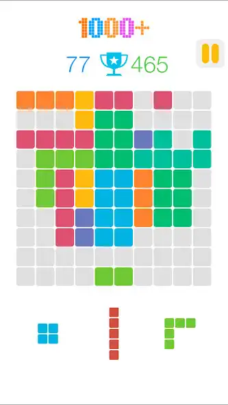 Play Block Puzzle 1000+ as an online game Block Puzzle 1000+ with UptoPlay
