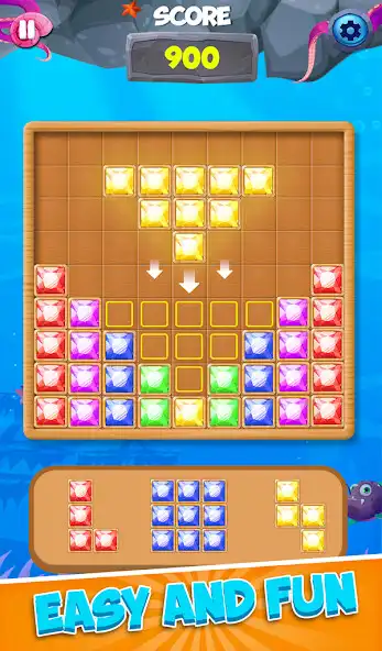 Play Block Puzzle Burst as an online game Block Puzzle Burst with UptoPlay