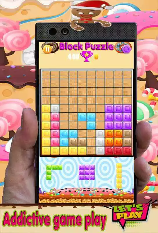 Play Block Puzzle candy donuts