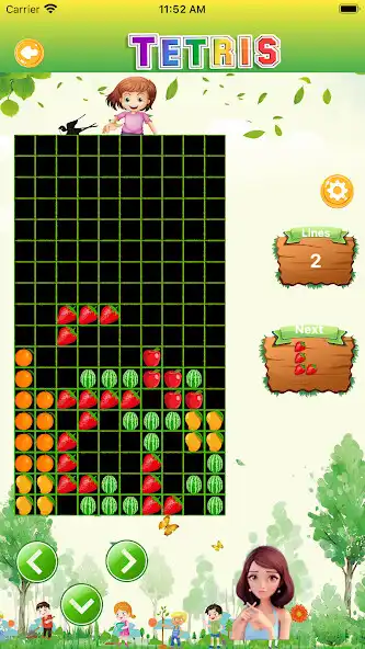 Play Block Puzzle Game with Fruits as an online game Block Puzzle Game with Fruits with UptoPlay