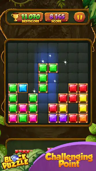 Play Block Puzzle: Gem Blast - Puzzle Classic as an online game Block Puzzle: Gem Blast - Puzzle Classic with UptoPlay