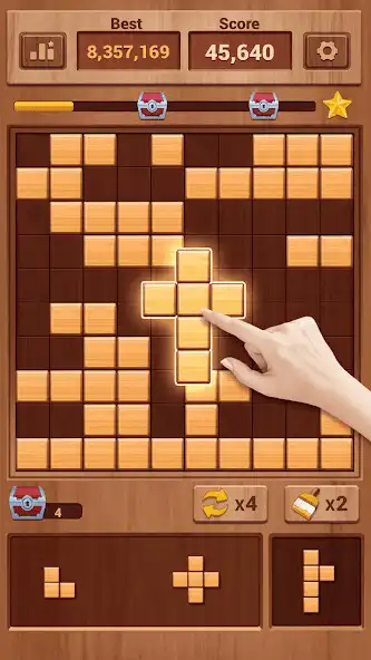 Play Block Puzzle: Hall of Fame as an online game Block Puzzle: Hall of Fame with UptoPlay