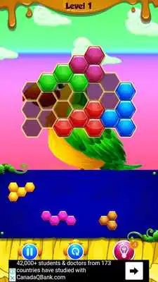 Play block puzzle !hexa jewel