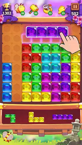 Play Block Puzzle - Honey Bee as an online game Block Puzzle - Honey Bee with UptoPlay