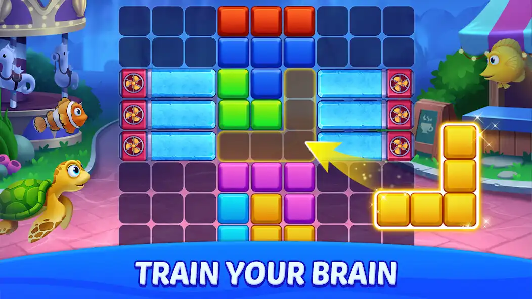 Play Block Puzzle Ocean as an online game Block Puzzle Ocean with UptoPlay