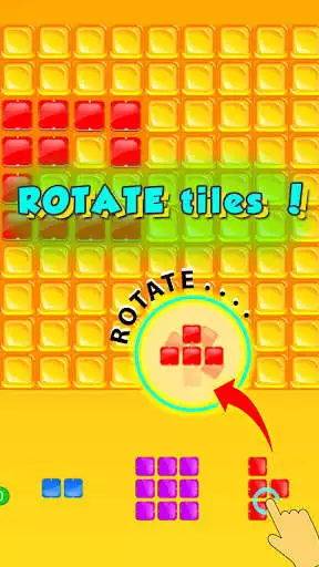 Play Block Puzzle: Rotate tile  and enjoy Block Puzzle: Rotate tile with UptoPlay
