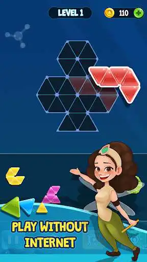 Play Block Puzzle Triangle Tangram  and enjoy Block Puzzle Triangle Tangram with UptoPlay