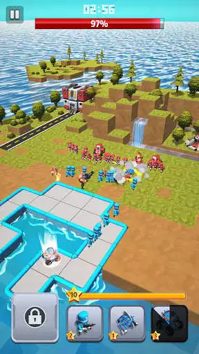 Play Block puzzle War as an online game Block puzzle War with UptoPlay