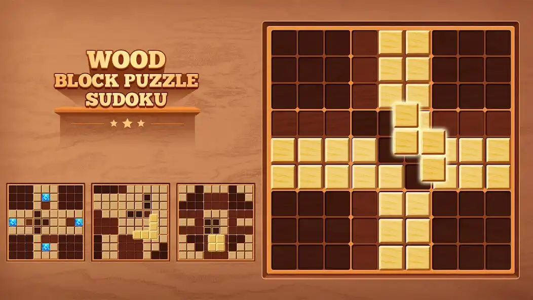 Play Block Puzzle - Wood Sudoku as an online game Block Puzzle - Wood Sudoku with UptoPlay