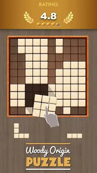 Play Block Puzzle Woody Origin as an online game Block Puzzle Woody Origin with UptoPlay