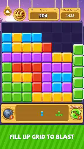 Play Blocks Blast - Puzzle as an online game Blocks Blast - Puzzle with UptoPlay