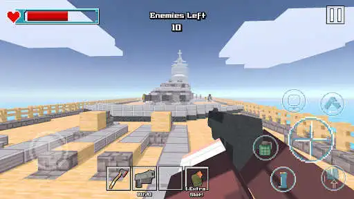 Play Block Soldier Survival Games as an online game Block Soldier Survival Games with UptoPlay