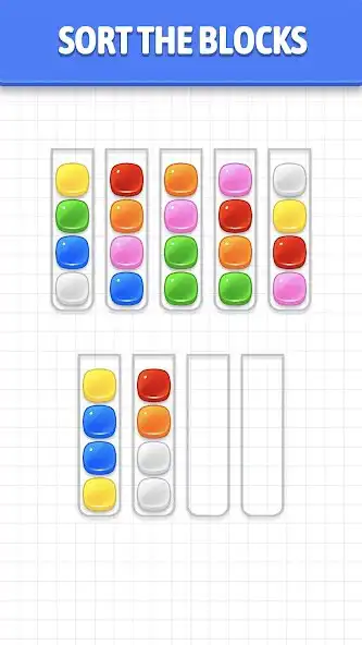 Play Block Sort Puzzle - Color Sort  and enjoy Block Sort Puzzle - Color Sort with UptoPlay