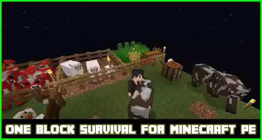 Play block survival for Minecraft as an online game block survival for Minecraft with UptoPlay