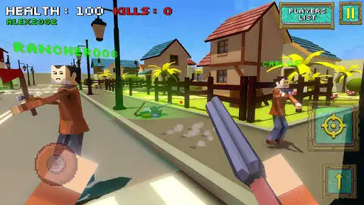 Play Block Survival: Online Battle as an online game Block Survival: Online Battle with UptoPlay