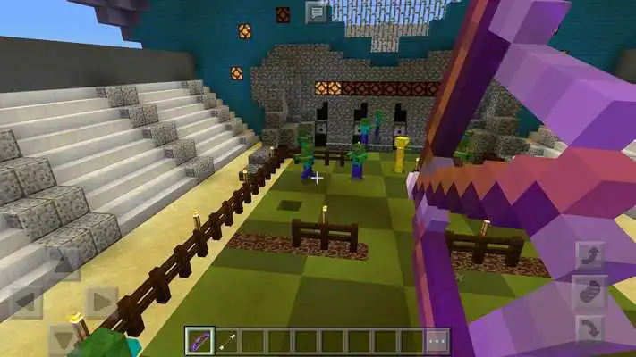 Play Blocks vs Zombies MCPE Map