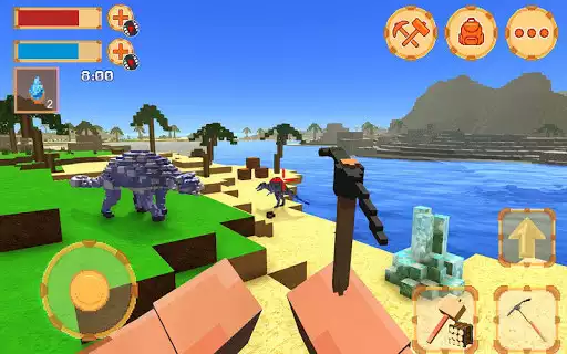 Play Blocky Ark Survival 3D as an online game Blocky Ark Survival 3D with UptoPlay