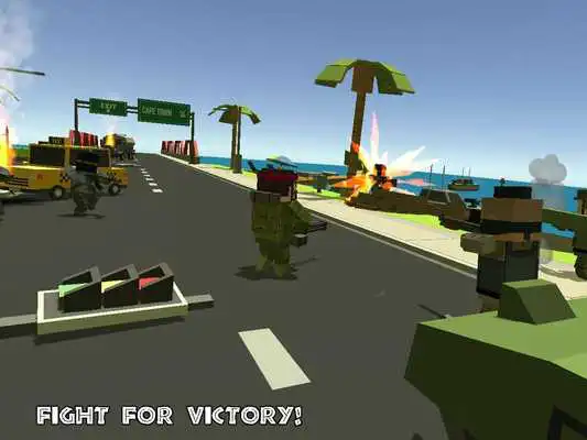 Play Blocky Army