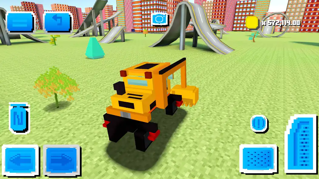Play Blocky Car Driving as an online game Blocky Car Driving with UptoPlay