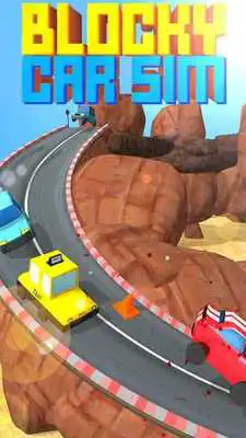 Play Blocky Cars SIM 2018