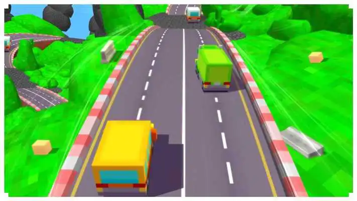 Play Blocky Cars SIM 2018