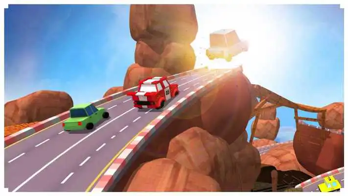 Play Blocky Cars SIM 2018