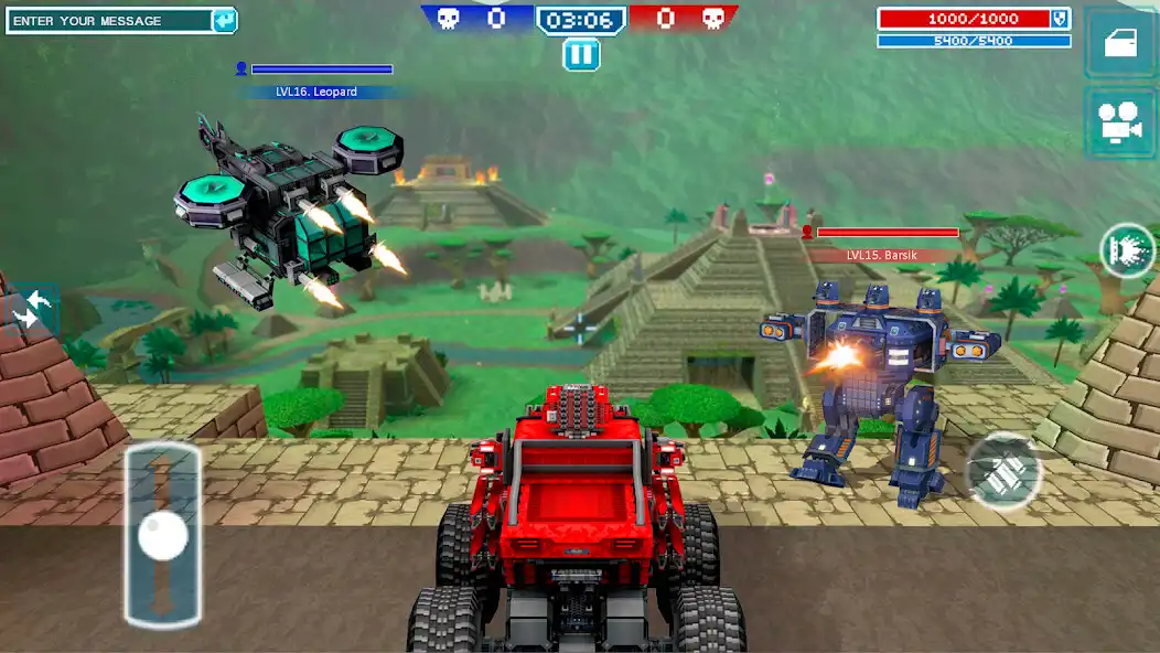 Play Blocky Cars tank games, online as an online game Blocky Cars tank games, online with UptoPlay