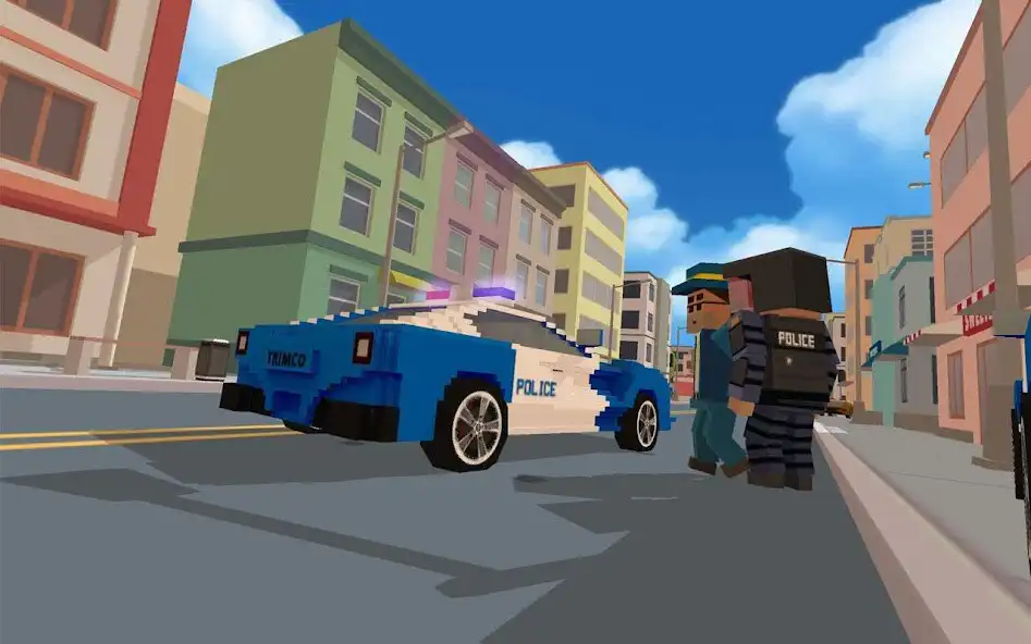 Play Blocky City: Ultimate Police 2 as an online game Blocky City: Ultimate Police 2 with UptoPlay