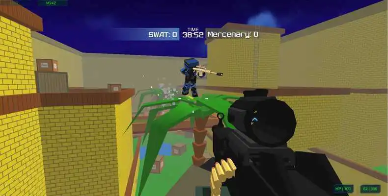 Play Blocky Combat SWAT 3