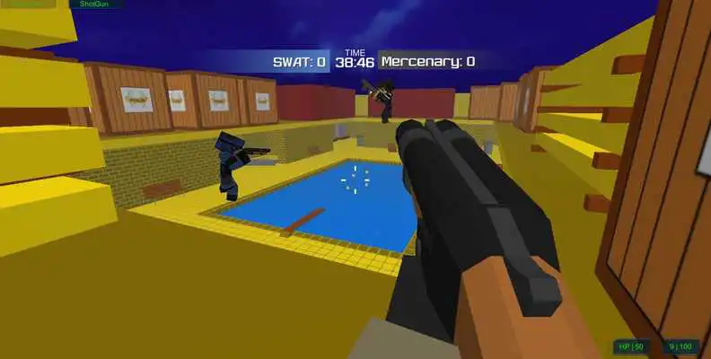 Play Blocky Combat SWAT 3