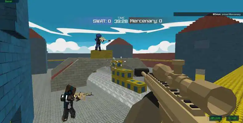 Play Blocky Combat SWAT 3