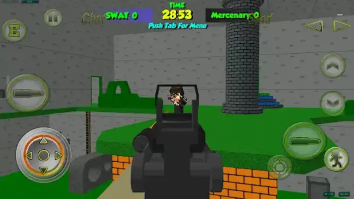 Play Blocky Combat Swat Edge 1.11 