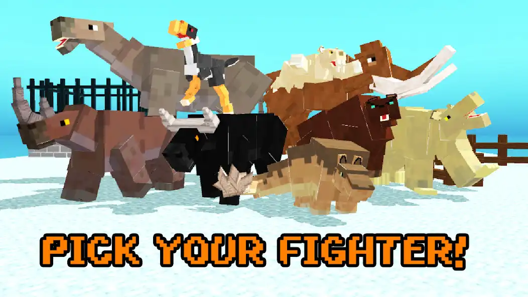 Play Blocky Dino Park Ice Age Arena  and enjoy Blocky Dino Park Ice Age Arena with UptoPlay