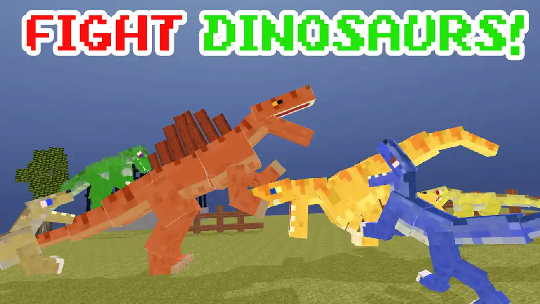 Play Blocky Dino Park: Spino Strike  and enjoy Blocky Dino Park: Spino Strike with UptoPlay