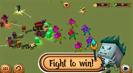 Play APK Blocky Fantasy Battle Simulator  and enjoy Blocky Fantasy Battle Simulator with UptoPlay com.CyberGoldfinch.BlockyFantasyBattleSimulator