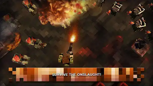 Play Blocky Mayhem: New Shooting Arcade Game as an online game Blocky Mayhem: New Shooting Arcade Game with UptoPlay