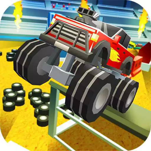 Play Blocky Monster Truck: Stunts Arena APK Play Blocky Monster Truck: Stunts Arena APK