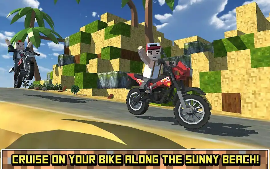 Play Blocky Moto Bike SIM: Summer Breeze  and enjoy Blocky Moto Bike SIM: Summer Breeze with UptoPlay