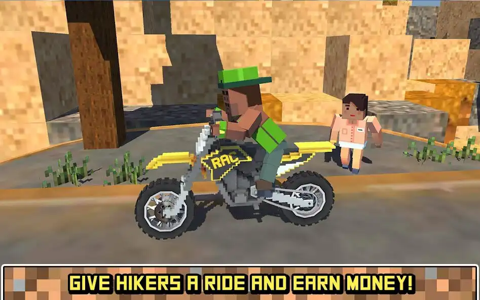 Play Blocky Moto Bike SIM: Summer Breeze as an online game Blocky Moto Bike SIM: Summer Breeze with UptoPlay