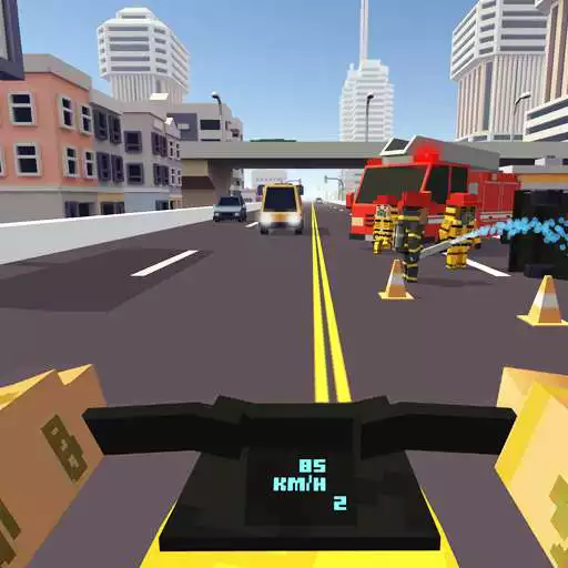 Play Blocky Moto Racing - motorcycle rider APK Play Blocky Moto Racing - motorcycle rider APK