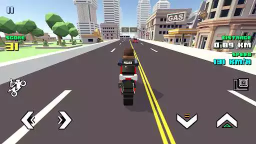 Play Blocky Moto Racing - motorcycle rider  and enjoy Blocky Moto Racing - motorcycle rider with UptoPlay