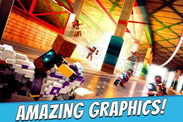 Play Blocky Motorbikes - Racing Competition Game