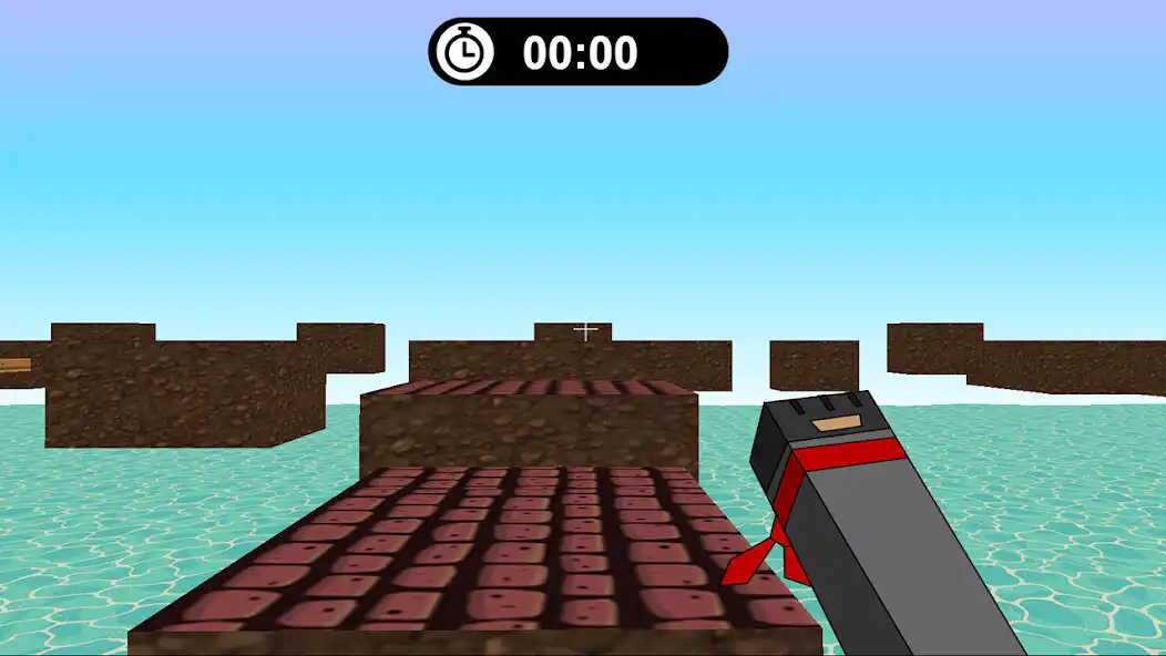 Play Blocky Parkour Ninja as an online game Blocky Parkour Ninja with UptoPlay