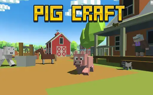 Play Blocky Pig Simulator 3D  and enjoy Blocky Pig Simulator 3D with UptoPlay
