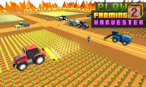 Play Blocky Plow Farming Harvester  and enjoy Blocky Plow Farming Harvester with UptoPlay