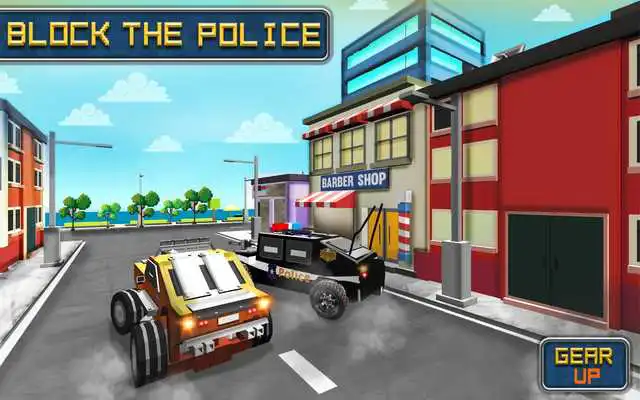 Play Blocky Police Wars: Crime Patrol Escape
