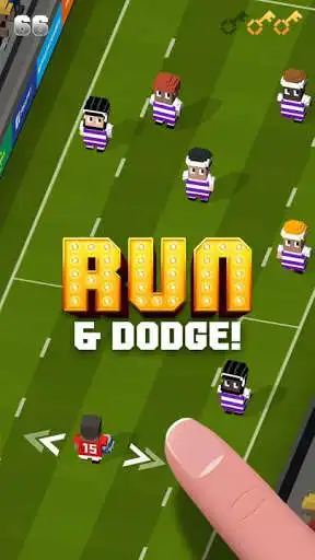 Play Blocky Rugby as an online game Blocky Rugby with UptoPlay