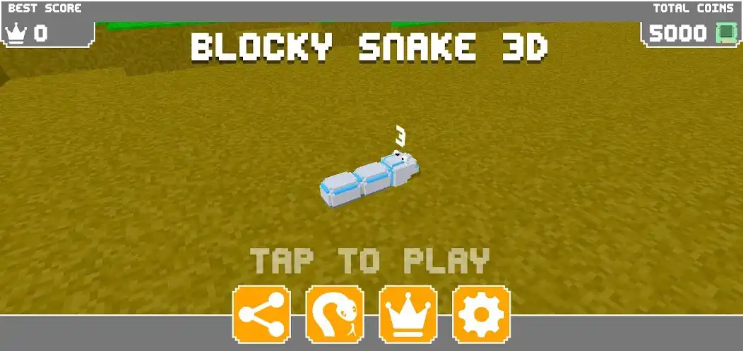 Play Blocky Snake 3D  and enjoy Blocky Snake 3D with UptoPlay