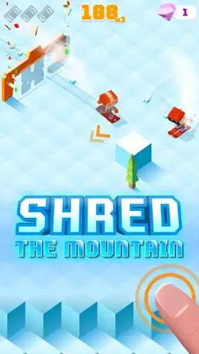 Play Blocky Snowboarding  and enjoy Blocky Snowboarding with UptoPlay