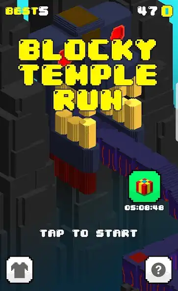 Play Blocky Temple Run  and enjoy Blocky Temple Run with UptoPlay